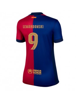 Barcelona Robert Lewandowski #9 Replika Hemmakläder Dam 2024-25 Kortärmad